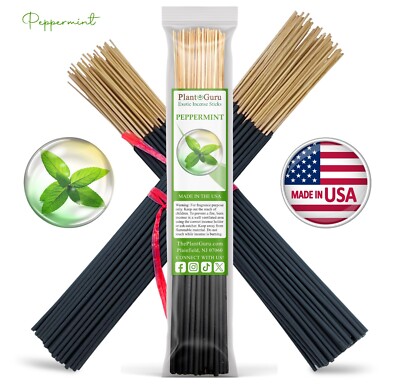 PEPPERMINT Incense Sticks 11'' Bulk Pack Wholesale Hand Dipped Lot