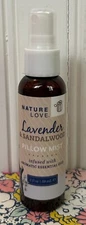 NATURE LOVE AROMATHERAPY LAVENDER +SANDALWOOD PILLOW MIST 2 OZ SPRAY