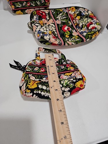Lot of 3 Vera Bradley Cosmetic and Coin Purses Floral Fabric RETIRED - Picture 8 of 12