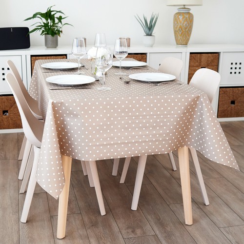 WIPE CLEAN TABLECLOTH COVER VINYL OILCLOTH WIPEABLE PROTECTOR 200cm x 140cm - Picture 18 of 229