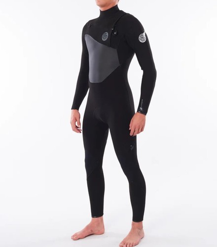 RIP CURL Herren 4/3 BLITZBOMBE Brust-Reißverschluss Neoprenanzug - WSTYNF - SCHWARZ - Medium - Neu mit Etikett - Bild 2 von 6