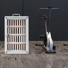 36 Slots Cell Phones Storage Cabinet Aluminum Alloy Pocket Chart Cell Phones Box