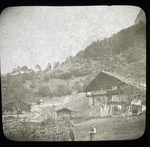 Antique Magic Lantern Glass Slides Lot of 7 Early 1900s Europe Culture - Picture 6 of 8