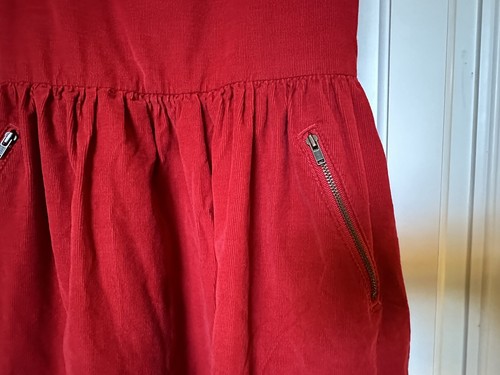 GAPKids Red Corduroy Dress Girls Size 12 EUC *F21 - Picture 2 of 8