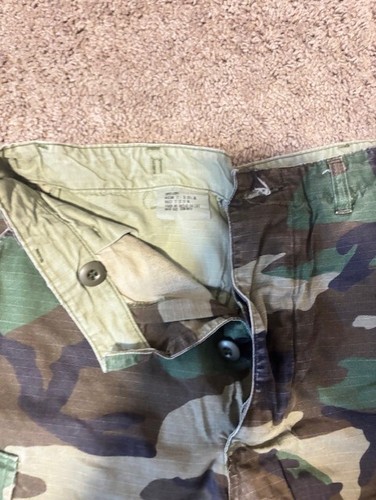 Authentic Vintage Camo Cargo Pants Small- X Short - Picture 5 of 8