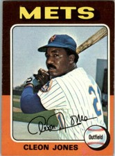 1975 Topps #43 Cleon Jones - VG-EX