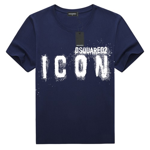 DSQUARED2 SPRAY ICON White Black T-SHIRT S - 4XL UK SIZE SHORT SLEEVE CREW NECK - Picture 21 of 21