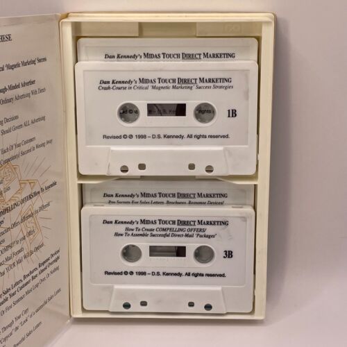 Dan Kennedy Midas Touch Direct Marketing 4 Cassette Vintage Advertising Business - Picture 4 of 11