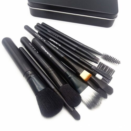 Mac Makeup Pinsel Set Pinsel Zwölf Eisen Box Set Rouge Lidschatten Foundation Pinsel - Bild 5 von 9