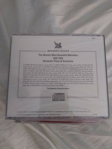 Readers Digest: Ebb Tide - Romantic Piano & Orchestra - 1 Audio CD, New, Sealed - Imagen 2 de 2