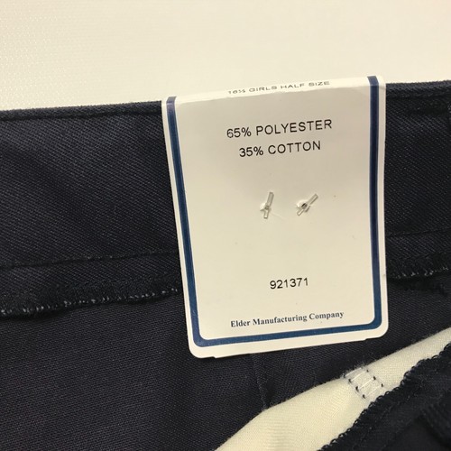 Becky Thatcher Elderwear Uniform Navy Shorts Size 16.5 Blue Adjustable Waist - Picture 2 of 4
