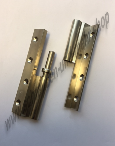 Hettich Oni Aufsatz Fitschen Aufschraub Türband Türscharnier gekröpft 140mm Set6 - Bild 5 von 14