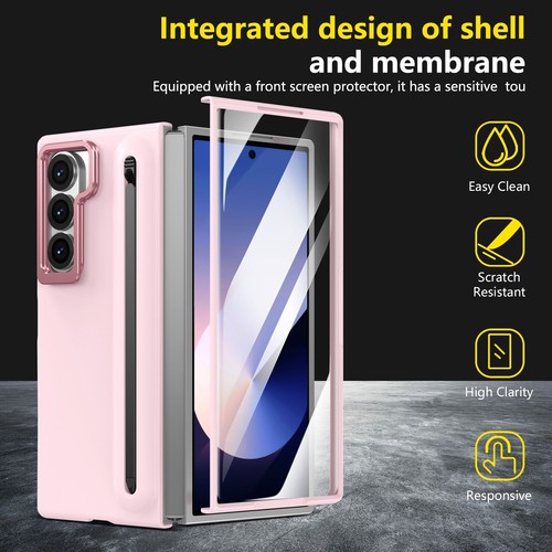 For Samsung Z Fold 6 5 4 3 Shockproof Hard PC Stand Screen Protector Stylus Case - 第 26/75 張圖片