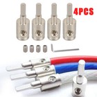 4X/Set Car Audio Amp Wire Power Cord Terminal Input Wire Reducer 4GA Terminals