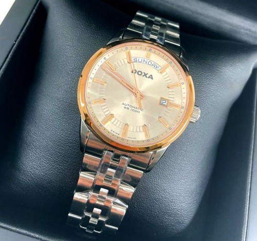Doxa Executive Automatic Rose Gold Stainless Steel Men's Watch D188RIY - Picture 4 of 5