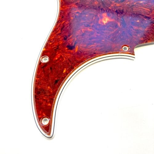 Celluloid Nitrate Tortoiseshell WIDE BEVEL Pickguard for CBS Era Precision Bass - Picture 3 of 9