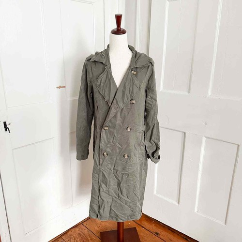 American Eagle Olive Green Trench - Picture 2 of 7