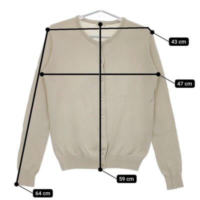 LENO COTTON SILK CARDIGAN コットンシルク L2001-K001 カーディガン ライトベージュ リノ 5-0412M 258863 LENO COTTON SILK CARDIGAN コットンシルク L2001-K001