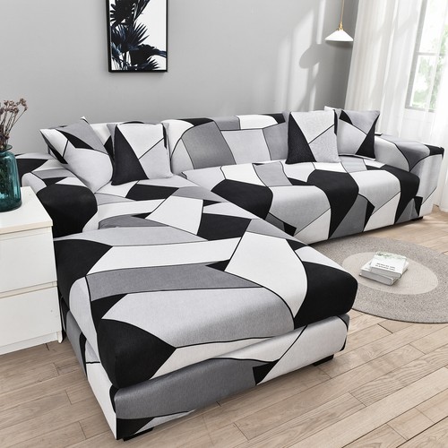 Stretch Sofa Covers Slipcover for L Shape Sectional Corner Sofa Couch Protector - Picture 45 of 167