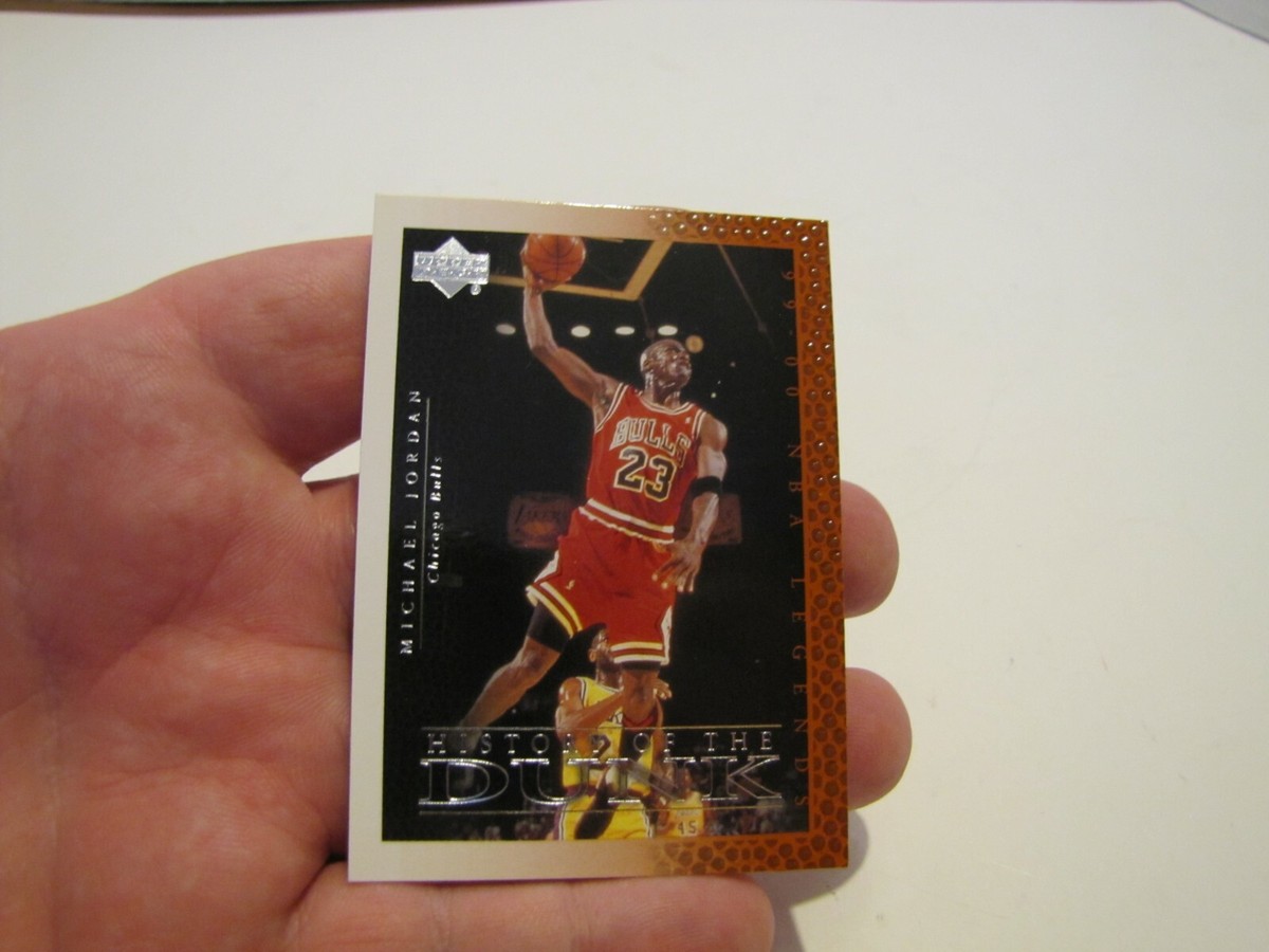 00-01 UD HISTORY OF THE DUNK JORDAN CARD #67 NRMT INVEST NOW