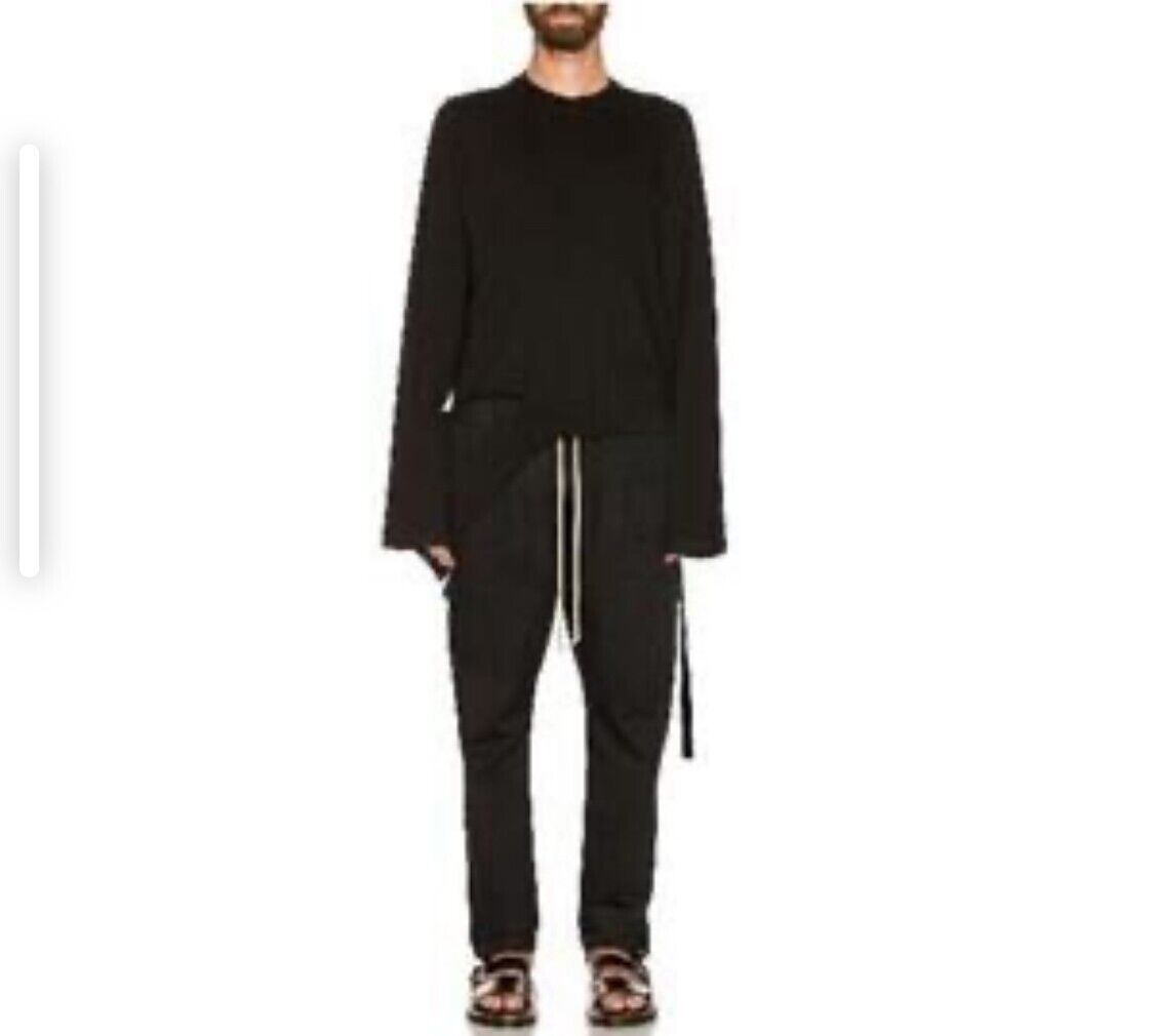 Rick Owens DRKSHDW Cargo Pants Men's L Black Creatch Denim Rick Owens DRKSHDW Cargo Pants Men's L Black Creatch Denim