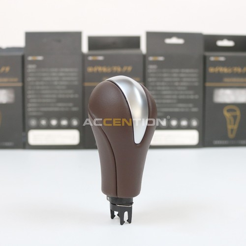 Brown Leather Gear Shift Knob For Infiniti G25 G37 - Picture 4 of 9