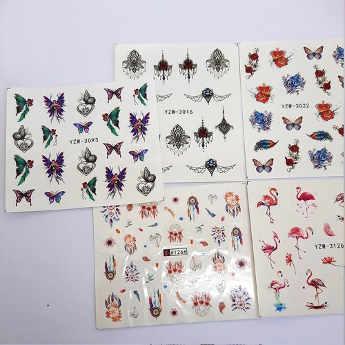 Nail Art Water Decals, Set of 6 Beautiful Designs, UK Seller, Free P&P - Picture 21 of 47