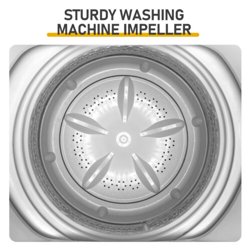 17.8lbs Full Automatic Washing Machine 10 Programs 8 Water Level Selections - Picture 8 of 24