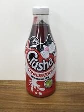 Crusha Strawberry Flavour Milkshake Mix 1 Litre , Vegetarian / Not Chocolate
