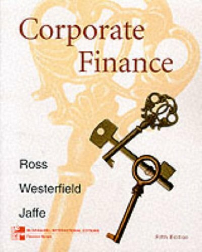 Corporate Finance (McGraw-Hill International Editions) By Stephen A. Ross - Picture 1 of 1