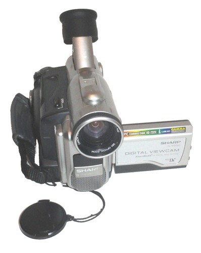SHARP Video8 VIEWCAM VL-EL450 ④ SHARP VL-EL450 Video8 Analog Camcorder LCD Issue Vintage w