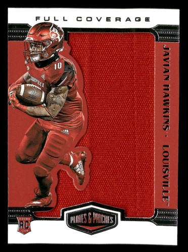 2021 Chronicles DP Javian Hawkins #PP-JH Plates Patches Full Coverage GW RC MEM - Picture 1 of 2