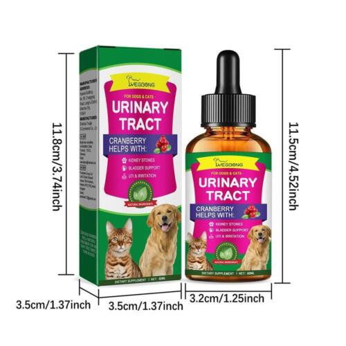 1-5X Urinary Tract Infection Treatment Drops For Dogs, Treatment UTI Y0I0 E3Z8 - Picture 7 of 23