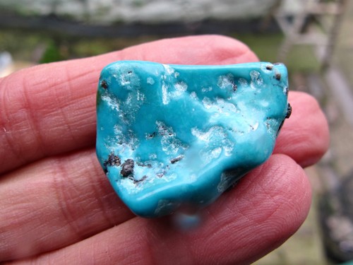 Large Crystal Turquoise Freeform Healing rare Turkish enhance intuition Truth 11 - Picture 6 of 18