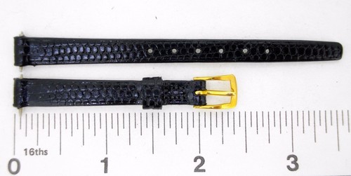 Watchband Stylecraft ROYAL LIZARD GRAIN ON CALF leather 8 mm 14 mm 16 mm short - Picture 5 of 10