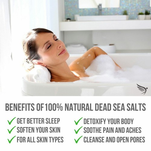 Dead Sea Bath Salts Eucalyptus Aromatherapy - Made in UK (450g) - Picture 32 of 35
