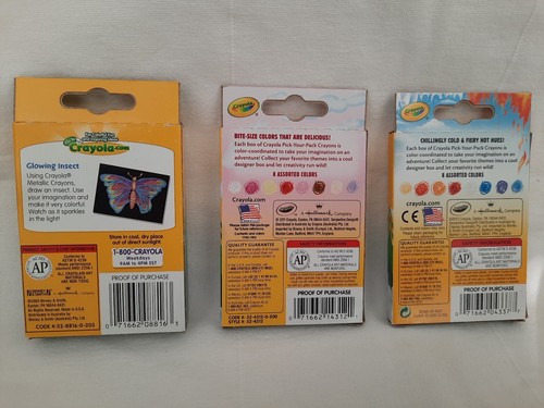 Crayola Metallic FX Crayons 16 ~ Cupcake My Day ~ Fire & Ice ~ Target Exclusives - Picture 2 of 21