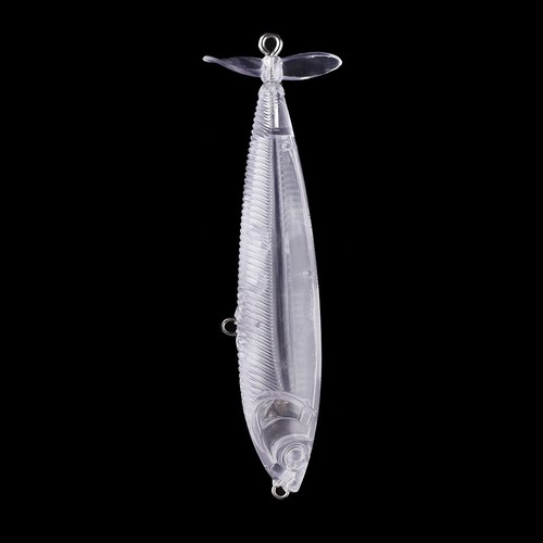 20PCS 10.5CM 10.3G Topwater Spin Tail Popper Unpainted Bait Blank Fishing Lure - Picture 6 of 11