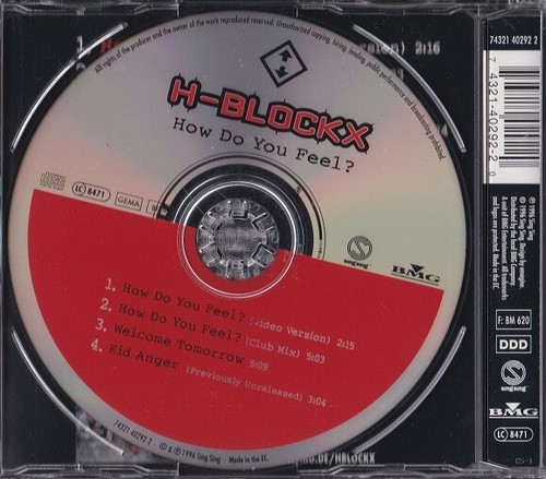 H-BLOCKX / HOW DO YOU FEEL ? - MAXI-CD 1996 - Bild 2 von 2