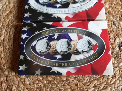 2005 PLATINUM & GOLD EDITION STATE QUARTER COLLECTION SETS - Picture 2 of 9