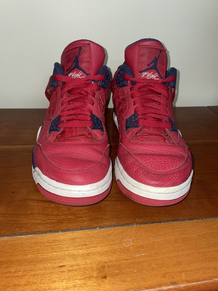 Jordan 4 fiba best sale red