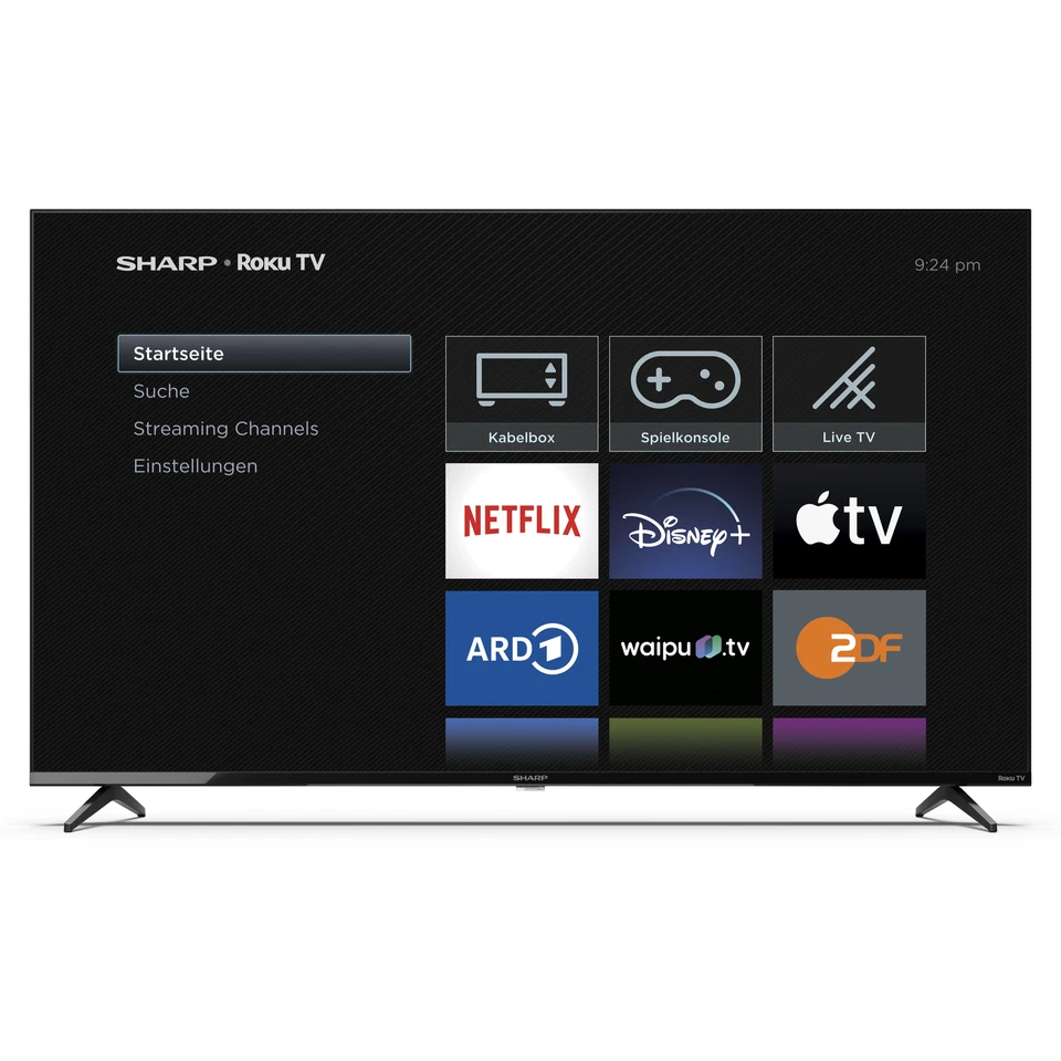 50 Zoll Fernseher (126 cm) 4K UHD Roku LED Smart TV - HDR10 - SHARP 50GJ4225E - Bild 3 von 4