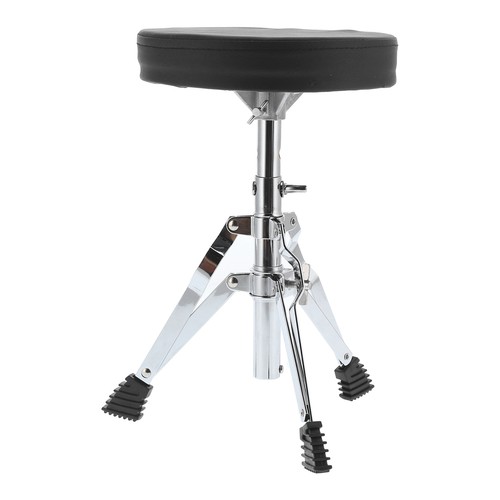 Drum Throne Padded Drum Seat Drummer Stool Adjustable Height with 5A Drumsticks - Picture 6 of 12