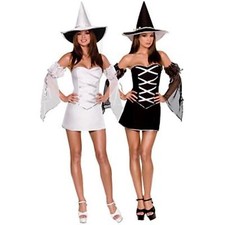 Dreamgirl - Reversible Witch Costume - Black/White - Medium - Which Witch