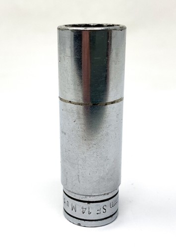 SNAP ON 3/8 IN DRIVE 12 POINT METRIC 14 MM FLANK DRIVE DEEP SOCKET SFM14 SF14M - Picture 1 of 5