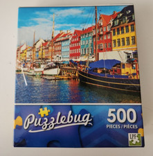 Puzzle Bug 500 Pieces  Fully Interlocking - Nyhavn Pier Copenhagen Denmark- 2016