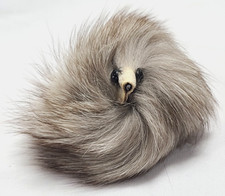 Vintage Mink Fox Fur Fluffy Pom Pom Keychains  40 Available