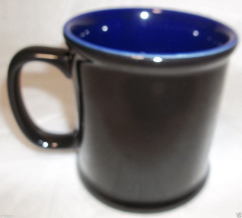 Harley Davidson Mug Official Raised USA Flag Emblem Black/Blue 2000 Rare 5656 - Picture 4 of 9