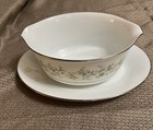 Gravy Boat With Saucer Savannah Platinum Trim By Noritake