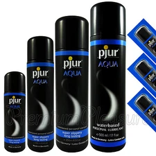 pjur AQUA lubricant * Water based premium personal lube bodyglide * Massage